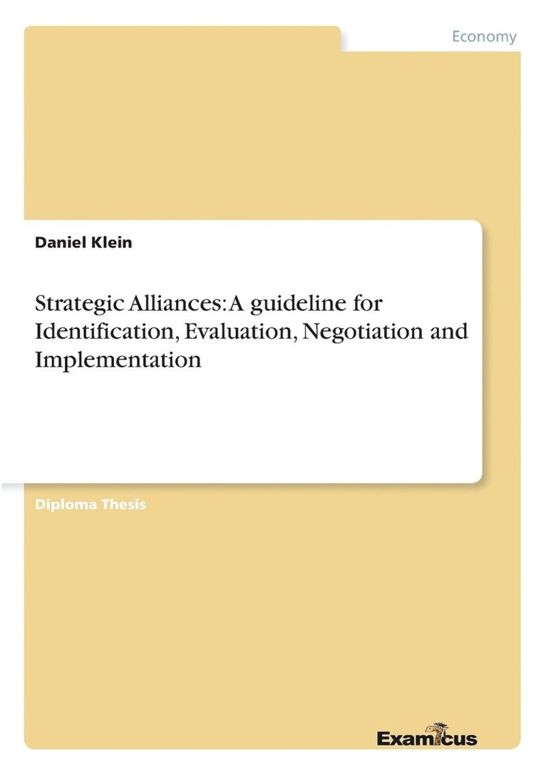 Daniel Klein - Strategic Alliances, Häftad