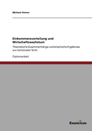 bokomslag Einkommensverteilung und Wirtschaftswachstum