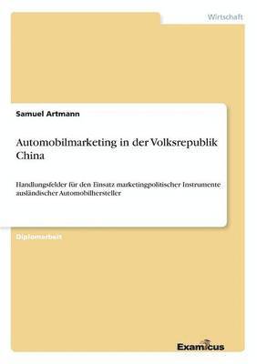 bokomslag Automobilmarketing in der Volksrepublik China