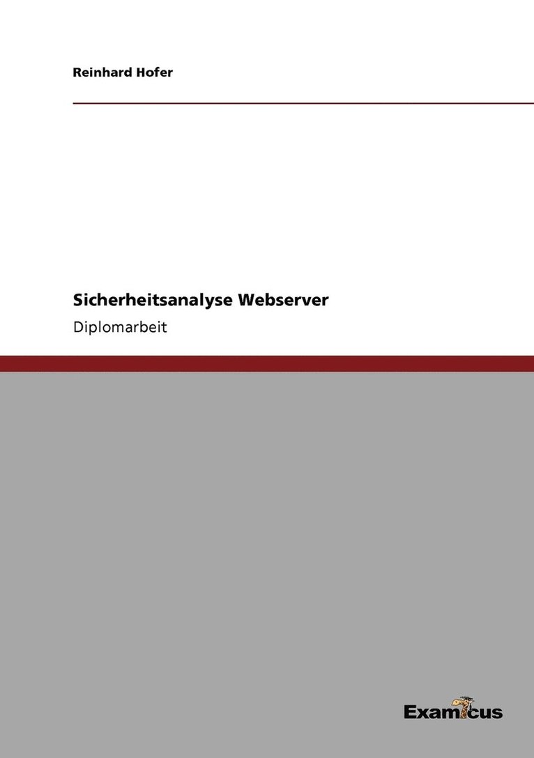 Sicherheitsanalyse Webserver 1