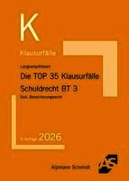 Tobias Langkamp, Matthias Hünert - Die TOP 35 Klausurfälle Schuldrecht BT 3, Häftad