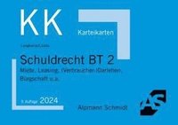 bokomslag Karteikarten Schuldrecht BT 2