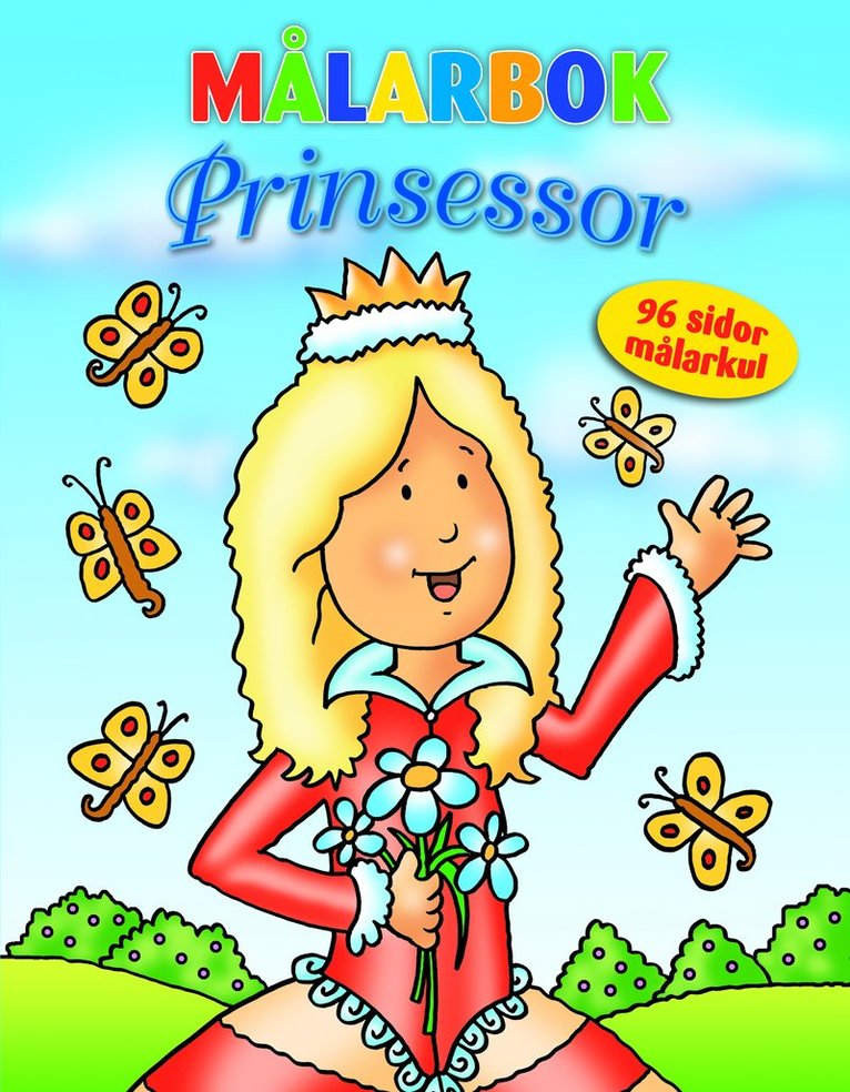 Målarbok prinsessor 1