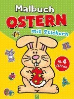 bokomslag Malbuch Ostern mit Stickern