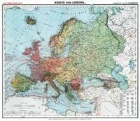 bokomslag Historische Karte: Europa, um 1910 (Plano)
