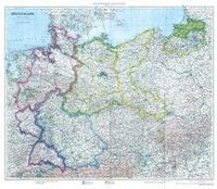 bokomslag Historische Karte: Deutschland mit Besatzungszonen - 1. September 1945 (plano)