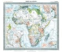 bokomslag Historische Karte: Afrika, 1890 (Plano)