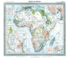 Historische Karte: Afrika, 1890 (Plano) 1