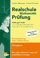bokomslag Realschule Mathematik-Prüfung 2023 Originalaufgaben 2015, 2016, 2017 Mathe gut erklärt Baden-Württemberg