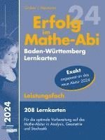 bokomslag Erfolg im Mathe-Abi 2024, 208 Lernkarten Leistungsfach Allgemeinbildendes Gymnasium Baden-Württemberg