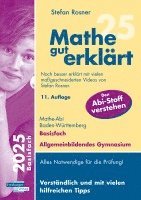 bokomslag Mathe gut erklärt 2025 Basisfach Baden-Württemberg Gymnasium