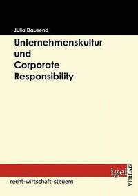 bokomslag Unternehmenskultur und Corporate Responsibility