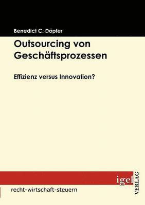 bokomslag Outsourcing von Geschftsprozessen