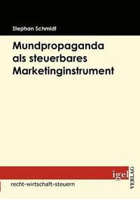 bokomslag Mundpropaganda als steuerbares Marketinginstrument