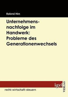 bokomslag Unternehmensnachfolge im Handwerk