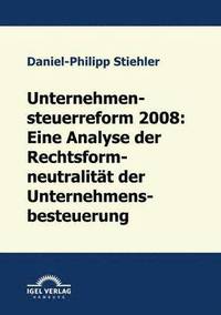 bokomslag Unternehmenssteuerreform 2008