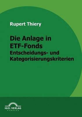 bokomslag Die Anlage in ETF-Fonds