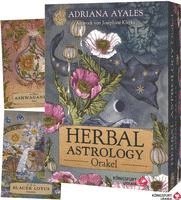 bokomslag Herbal Astrology Orakel: 55 Karten mit Botschaften und Anleitungen