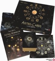 bokomslag Astro-Cards - Luxury Edition - Box u. Karten mit Goldprägung/Goldschnitt, limitierte u. nummerierte Ausgabe