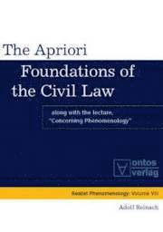 Apriori Foundations of the Civil Law 1