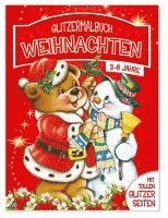 bokomslag Glitzermalbuch Weihnachten