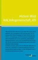 bokomslag Volk, Volksgemeinschaft, AfD