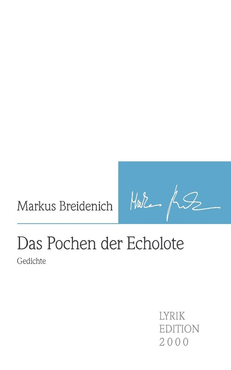 Das Pochen der Echolote 1