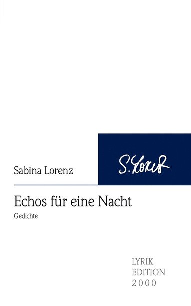 Sabina Lorenz - Echos für eine Nacht, Häftad