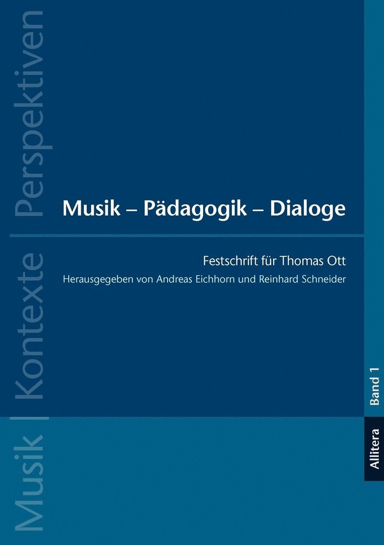 Musik - Padagogik - Dialoge 1