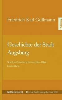 bokomslag Geschichte der Stadt Augsburg