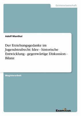 bokomslag Erziehungsgedanke im Jugendstrafrecht
