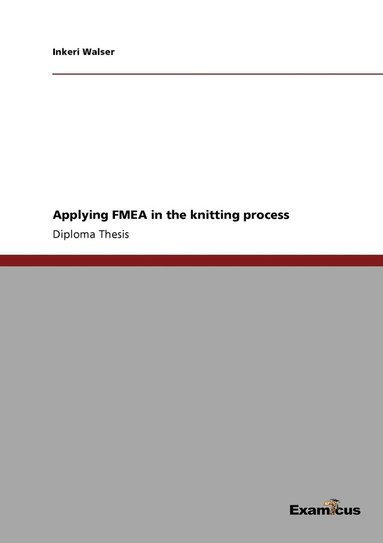 bokomslag Applying FMEA in the knitting process