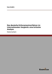 bokomslag Das deutsche Enforcementverfahren im internationalen Vergleich