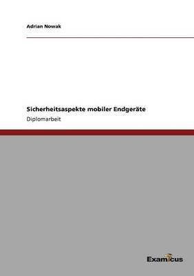 bokomslag Sicherheitsaspekte mobiler Endgeräte