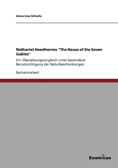 bokomslag Nathaniel Hawthornes "The House of the Seven Gables"