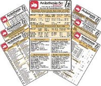 bokomslag Anästhesie Karten-Set -professional- ( 7er-Set ) - Medizinische Taschen-Karte