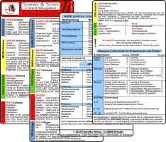 bokomslag Schemata & Scores in Klinik & Rettungsdienst (2 Karten Set) - SSSS-Schema, ABCDE-Schema, Basics-Schema, IPAP-Schema, SAMPLER(!)S, WASB, FAST, OPQRST, PECH-Regel, DMS, 4Hs, HITS, GCS, KUSS, APGAR