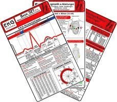 bokomslag EKG Basic Set - PRO (3er Set) 2025 - Medizinische Taschen-Karte