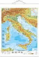 Italien physisch 1 : 1.600 000. Wandkarte mit Metallbeleistung 1