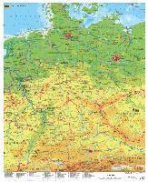 bokomslag Deutschland physisch 1 : 750 000