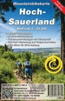 bokomslag Mountainbikekarte Hoch-Sauerland 1: 35 000