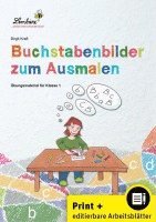 bokomslag Buchstabenbilder zum Ausmalen