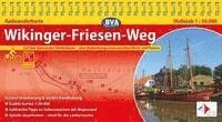 bokomslag BVA Radwanderkarte Wikinger-Friesen-Weg 1 : 50.000