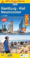 bokomslag Hamburg / Kiel Neumünster cycling map