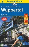 bokomslag Radwanderkarte BVA Die schönsten Radtouren in der Region Wuppertal, 1:50.000, reiß- und wetterfest, GPS-Tracks Download, E-Bike geeignet