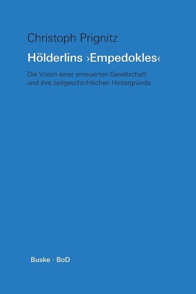 bokomslag Hoelderlins Empedokles