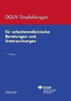 bokomslag DGUV Empfehlungen für arbeitsmedizinische Beratungen und Untersuchungen