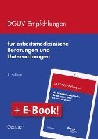 bokomslag DGUV Empfehlungen für arbeitsmedizinische Beratungen und Untersuchungen. mit E-Book