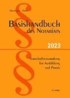 bokomslag Basishandbuch des Notariats 2023