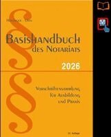 Dirk Otto, Dirk-Ulrich Otto - Basishandbuch des Notariats 2026, Häftad. Tillgänglighet: Lägg i varukorg